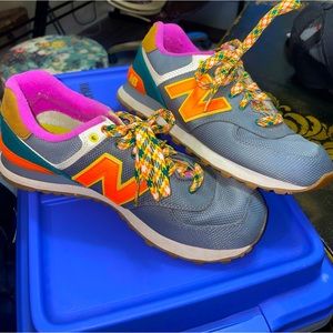 New balance shoes hardly worn! In good condition! Too big for me.